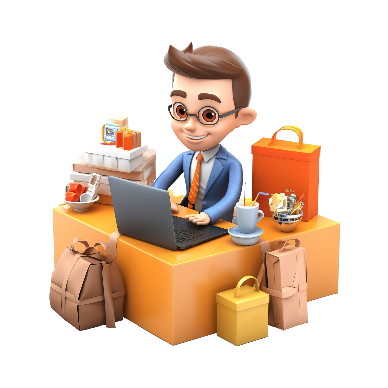 —Pngtree—3d character modeling digital marketing_12995450